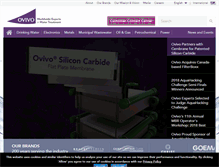 Tablet Screenshot of ovivowater.com