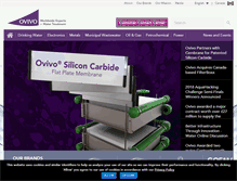 Tablet Screenshot of ovivowater.ca
